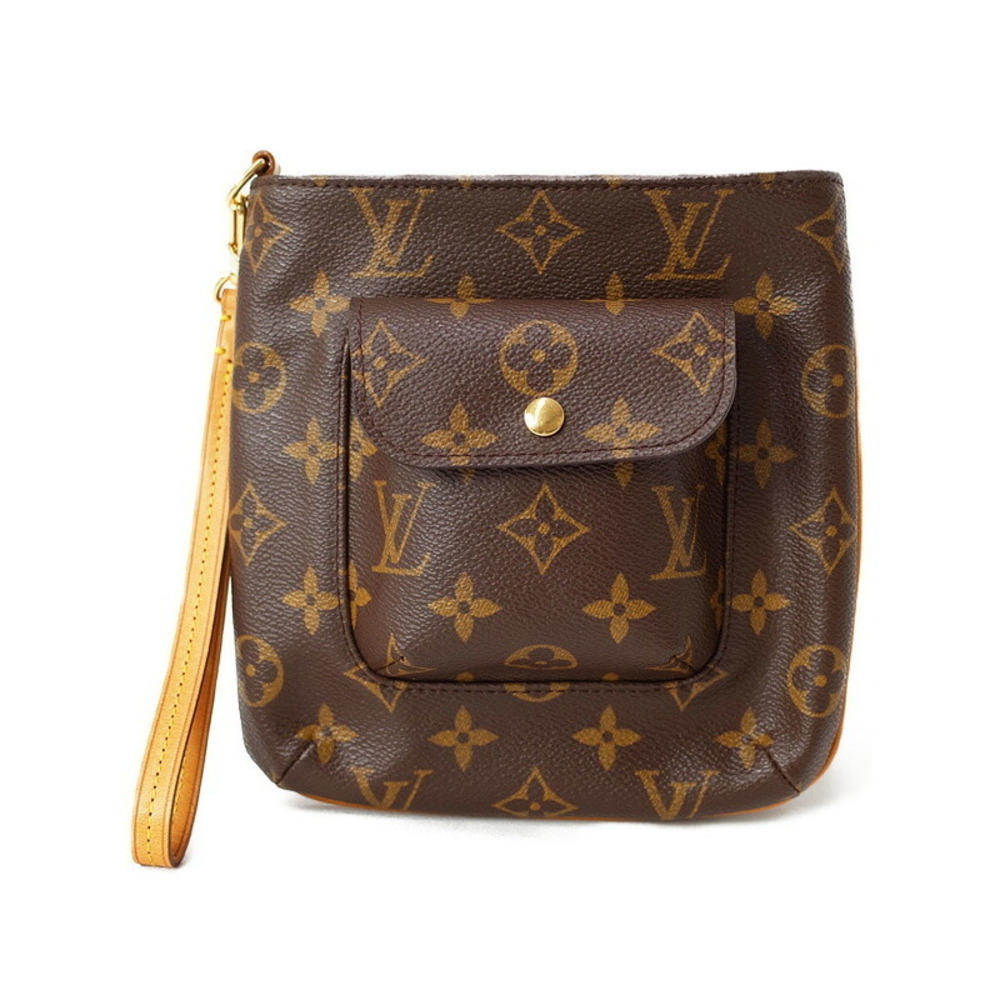 Louis Vuitton Monogram Leather Brown Partition Shoulder Bag
